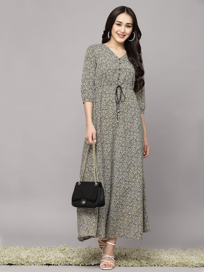 Aayu Women V Neck Dress