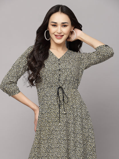 Aayu Women V Neck Dress