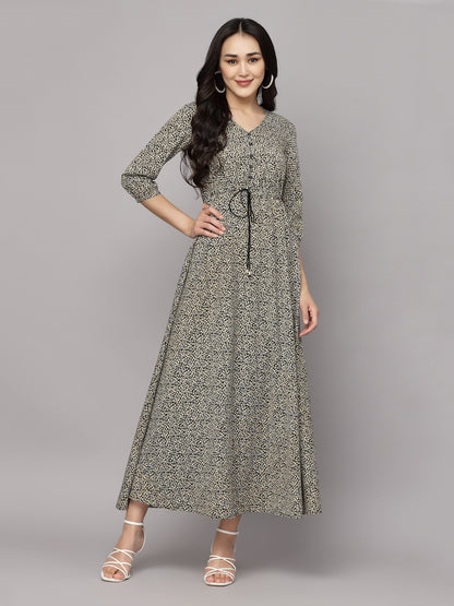 Aayu Women V Neck Dress