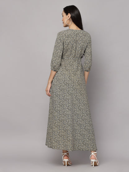 Aayu Women V Neck Dress