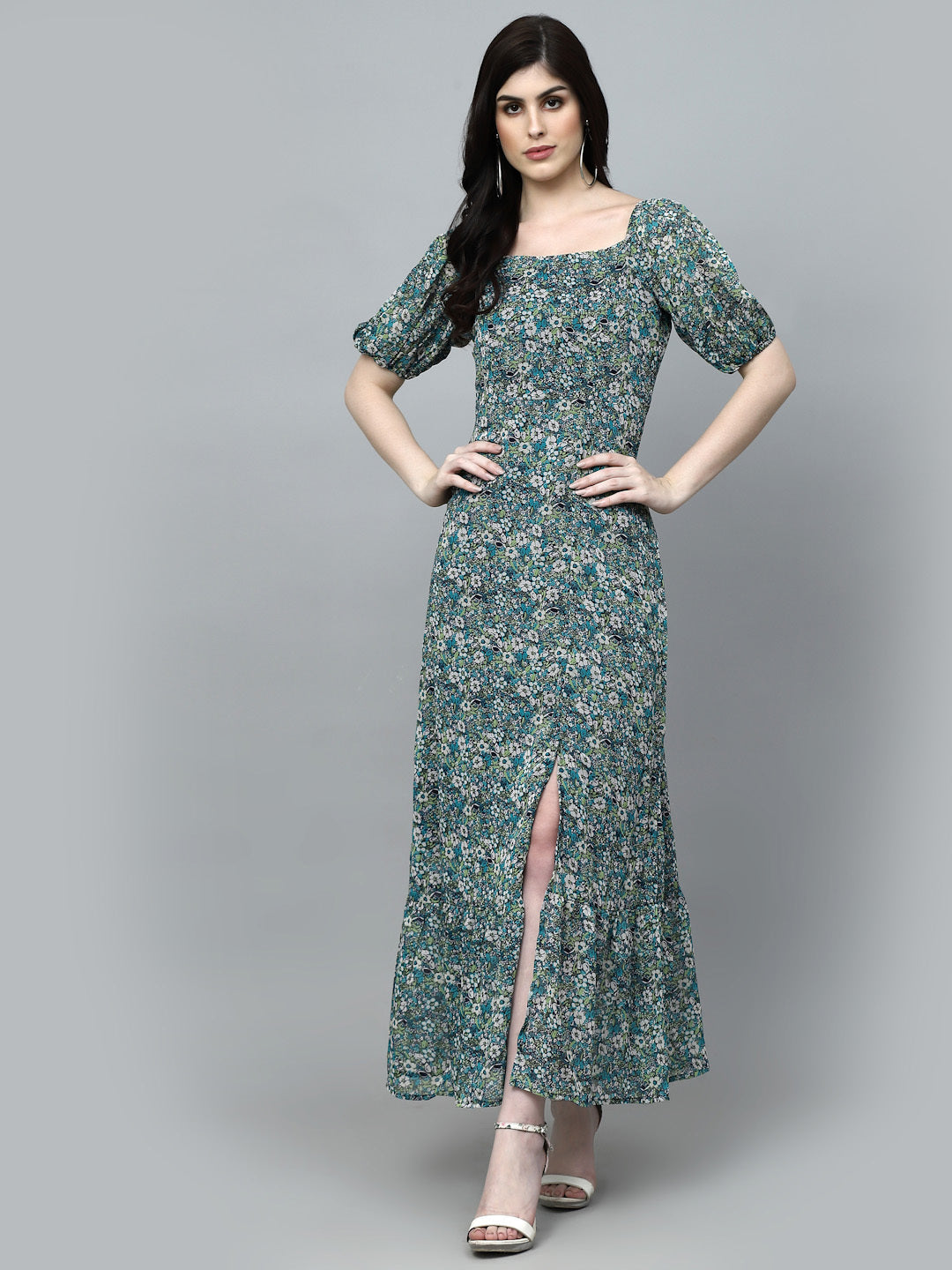 AAYU Women Fit and Flare Multicolor Dress Aayu Creation Pvt Ltd. AAYU Women Fit and Flare Multicolor Dress Aayu Creation Pvt Ltd.