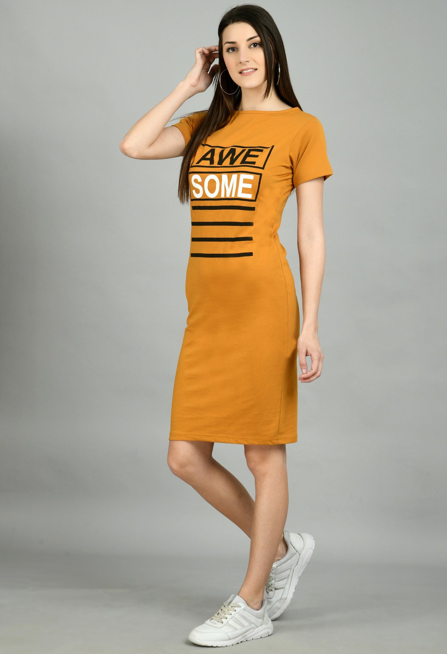 Aayu Women A-line T shirt Dress