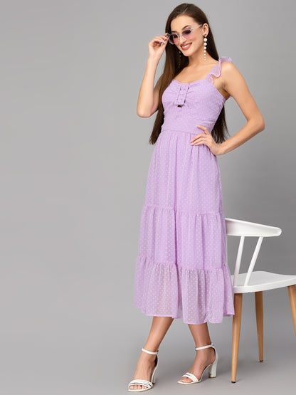 Aayu Women Ruffled Dress