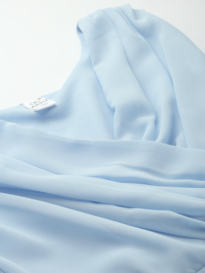 V-Neck Fit & Flare Dress