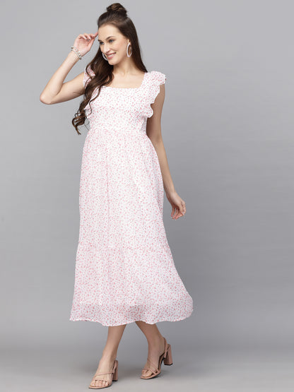 Polka-Dot Fit & Flare Dress